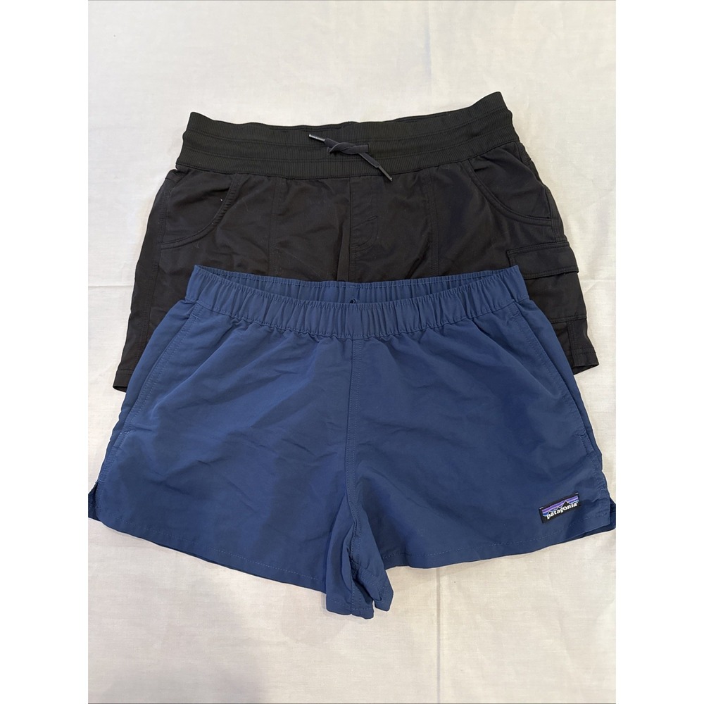Lot Of 2 Pair Of Shorts Women's Size Small Patagonia North Face Outdoor Running